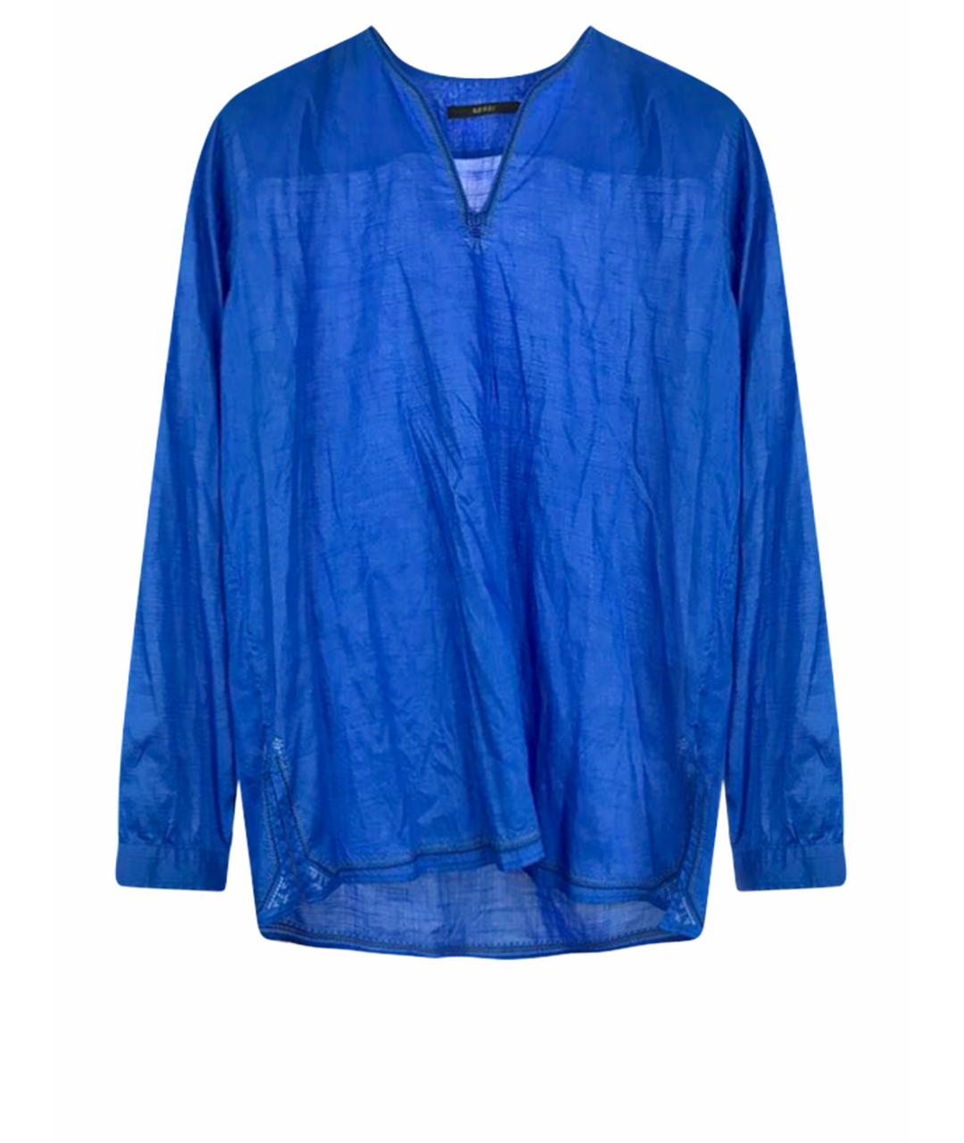 GUCCI Синяя хлопковая кэжуал рубашка, фото 1