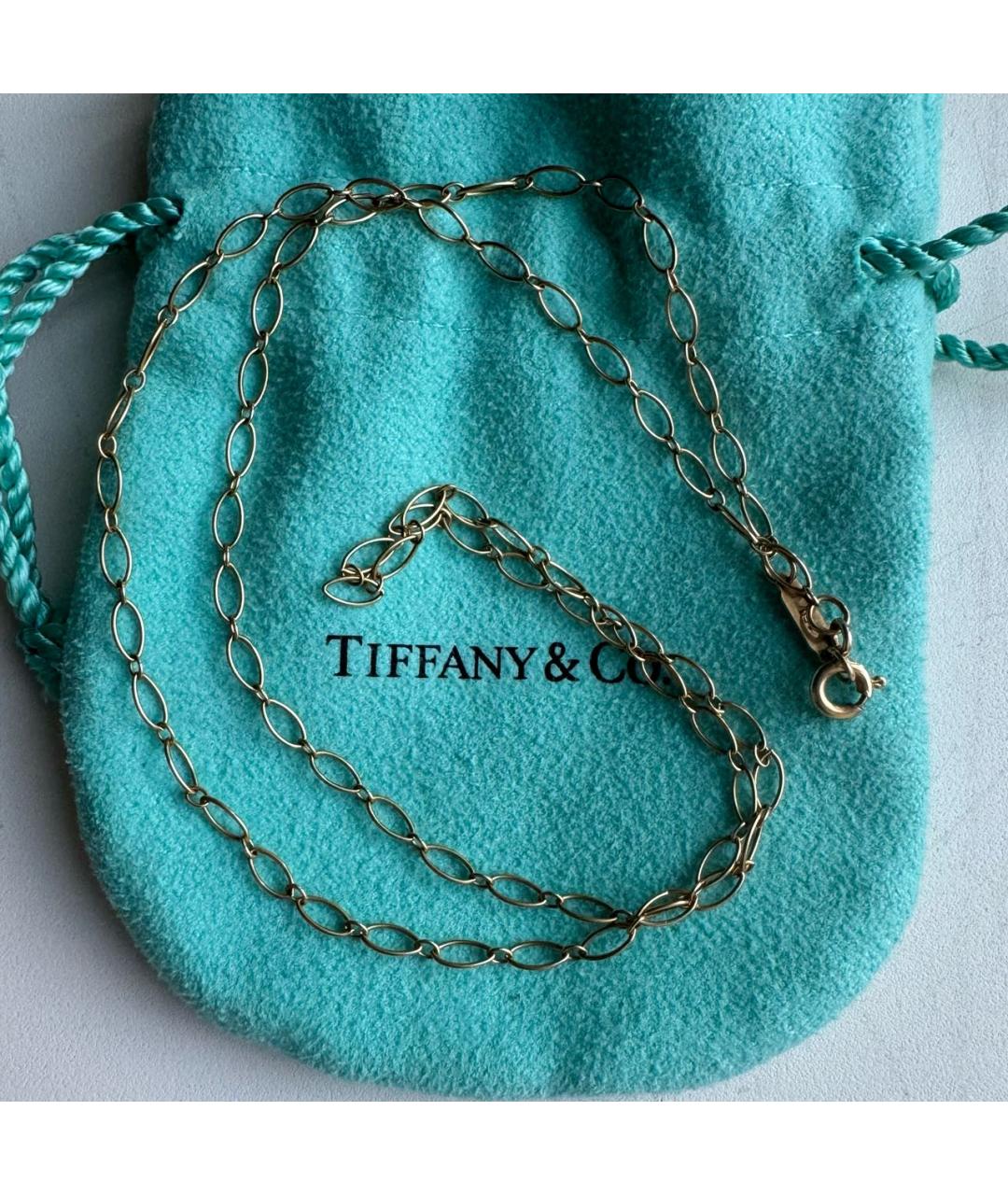 TIFFANY&CO Желтая цепочка из желтого золота, фото 8
