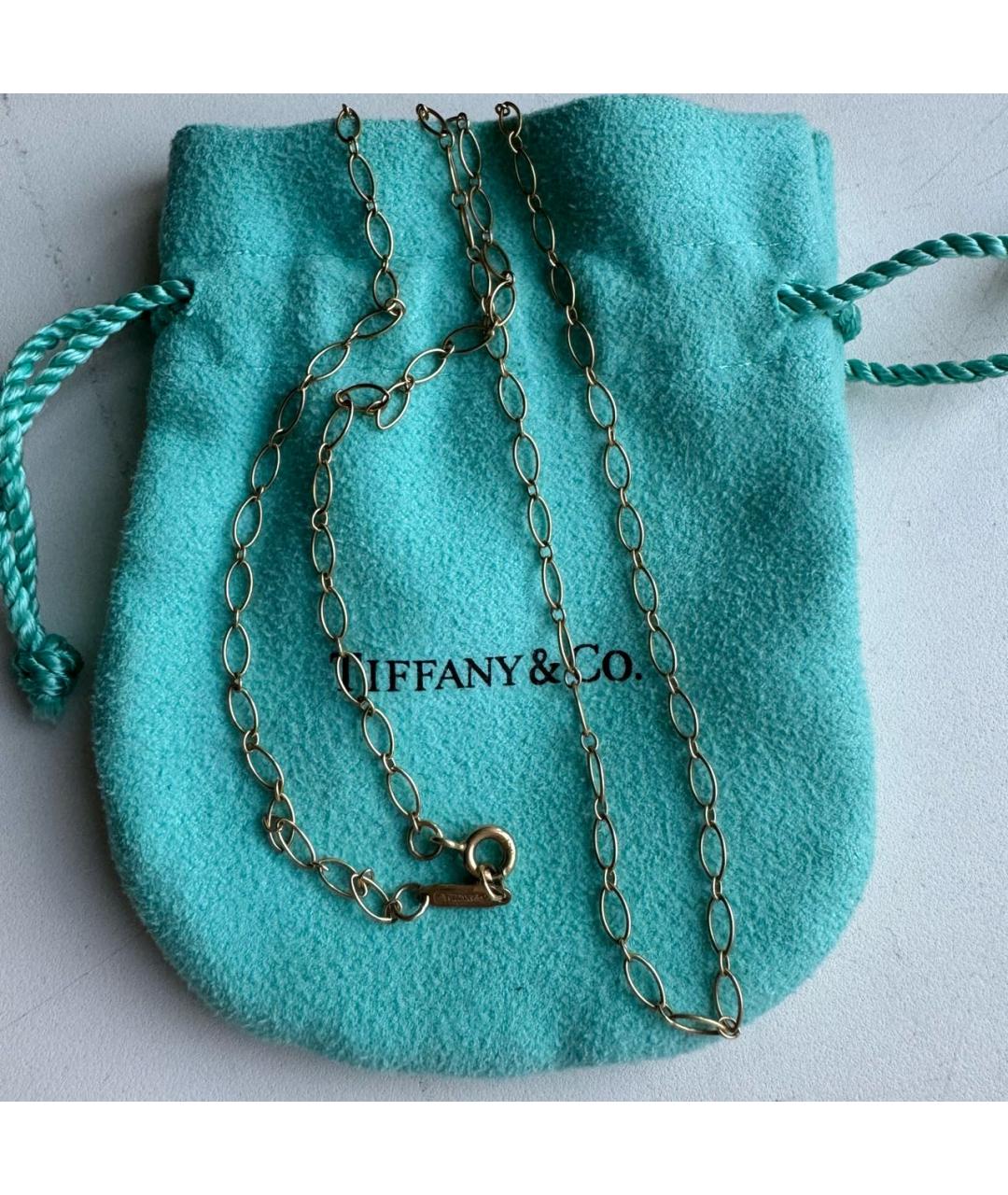 TIFFANY&CO Желтая цепочка из желтого золота, фото 2