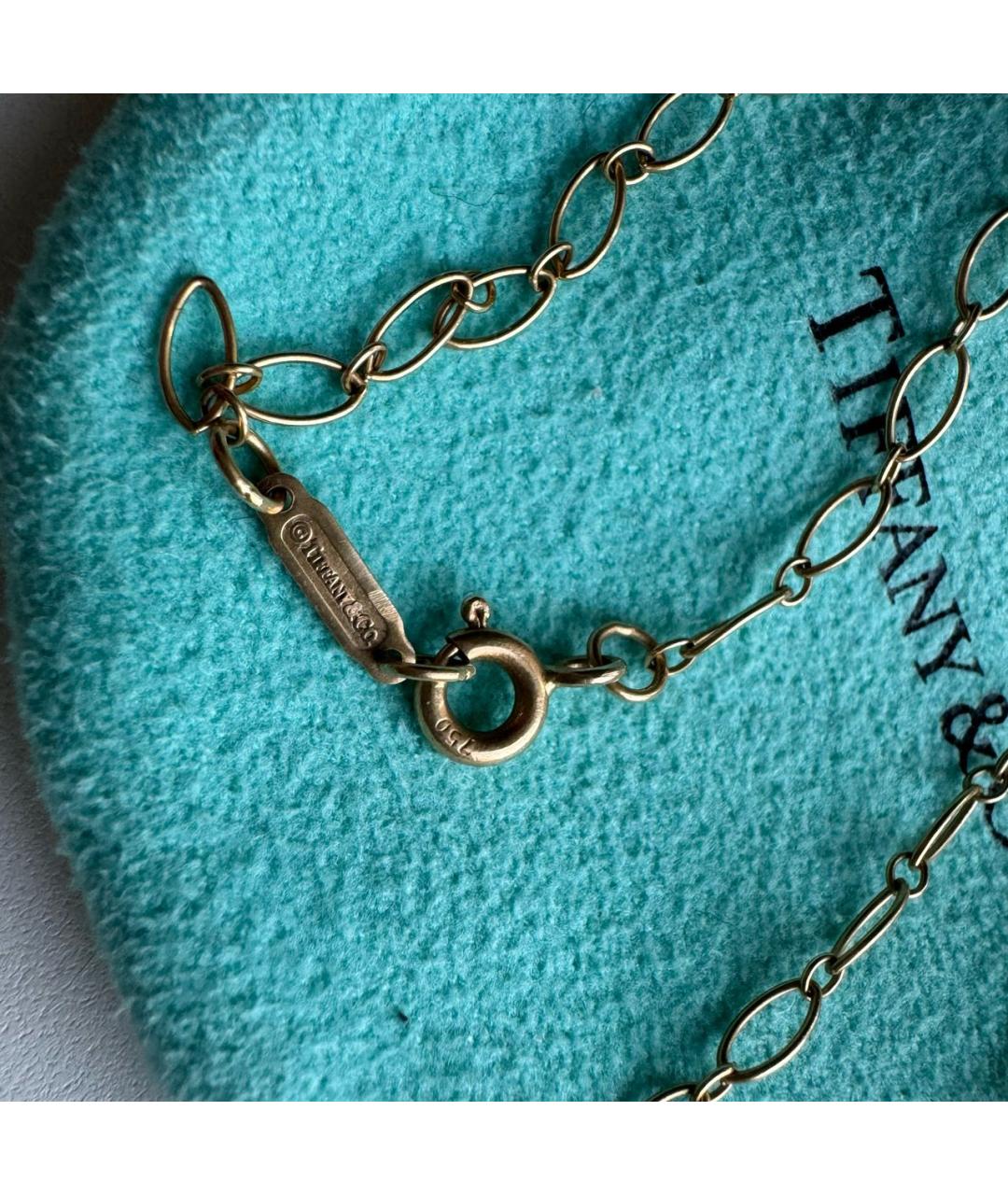 TIFFANY&CO Желтая цепочка из желтого золота, фото 5