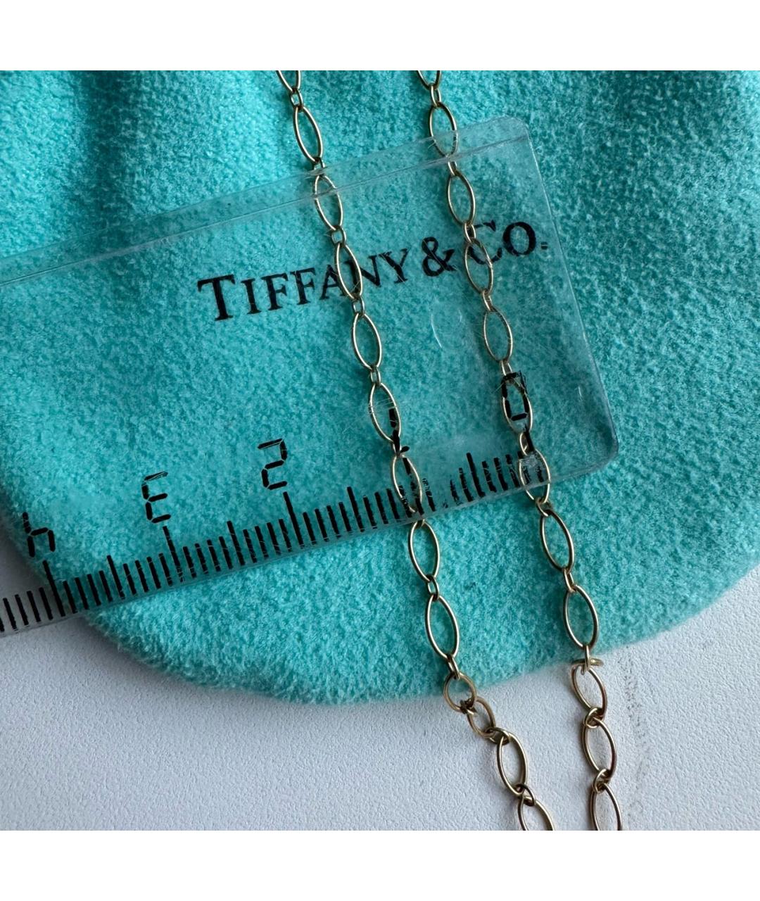 TIFFANY&CO Желтая цепочка из желтого золота, фото 3