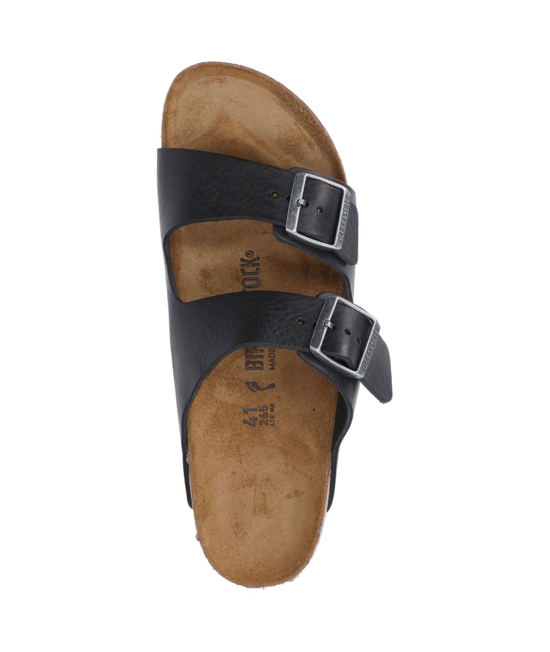 BIRKENSTOCK Черные шлепанцы, фото 5