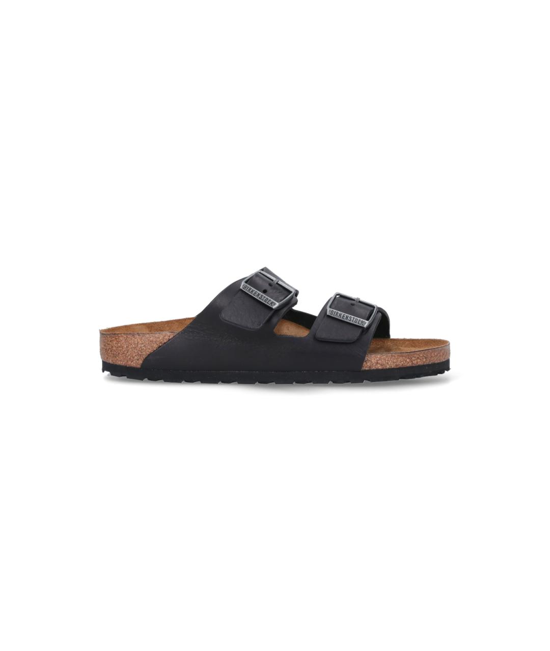 BIRKENSTOCK Черные шлепанцы, фото 1