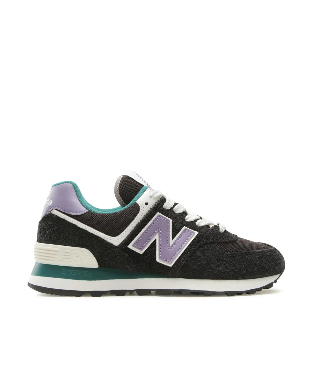 NEW BALANCE Черные замшевые кроссовки, фото 8