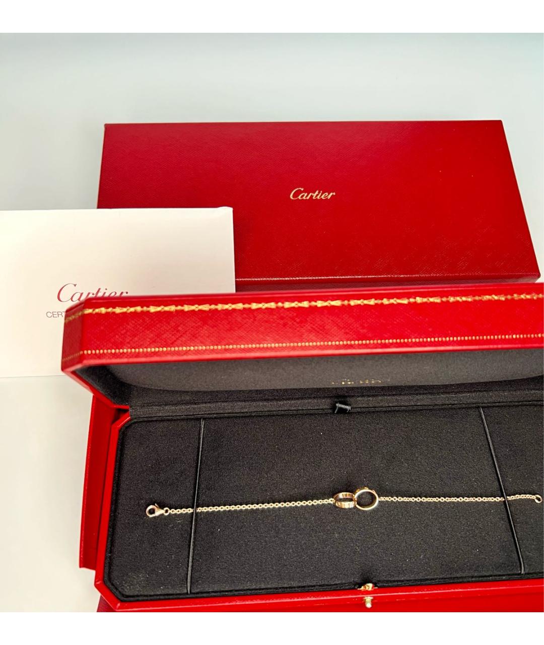 CARTIER Белый браслет из желтого золота, фото 6
