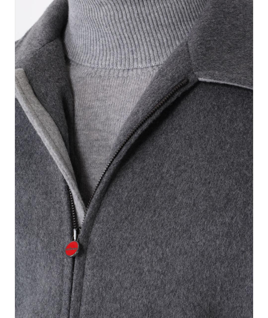 KITON Серая куртка, фото 5