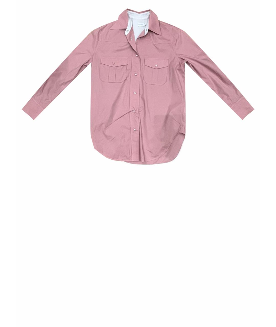 CALVIN KLEIN Розовая кэжуал рубашка, фото 8