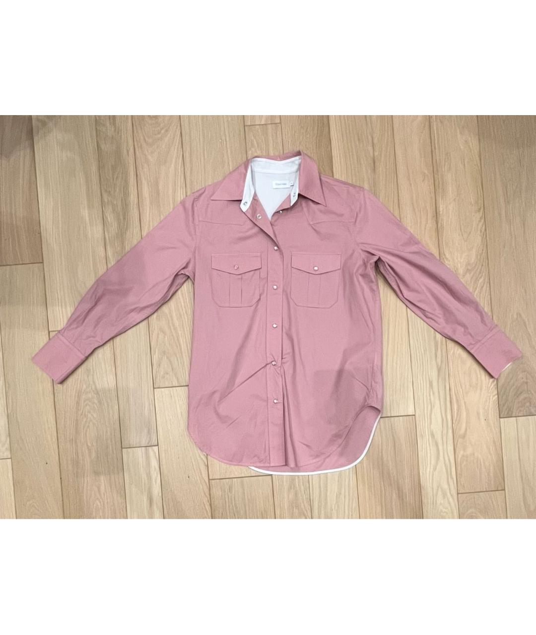 CALVIN KLEIN Розовая кэжуал рубашка, фото 7