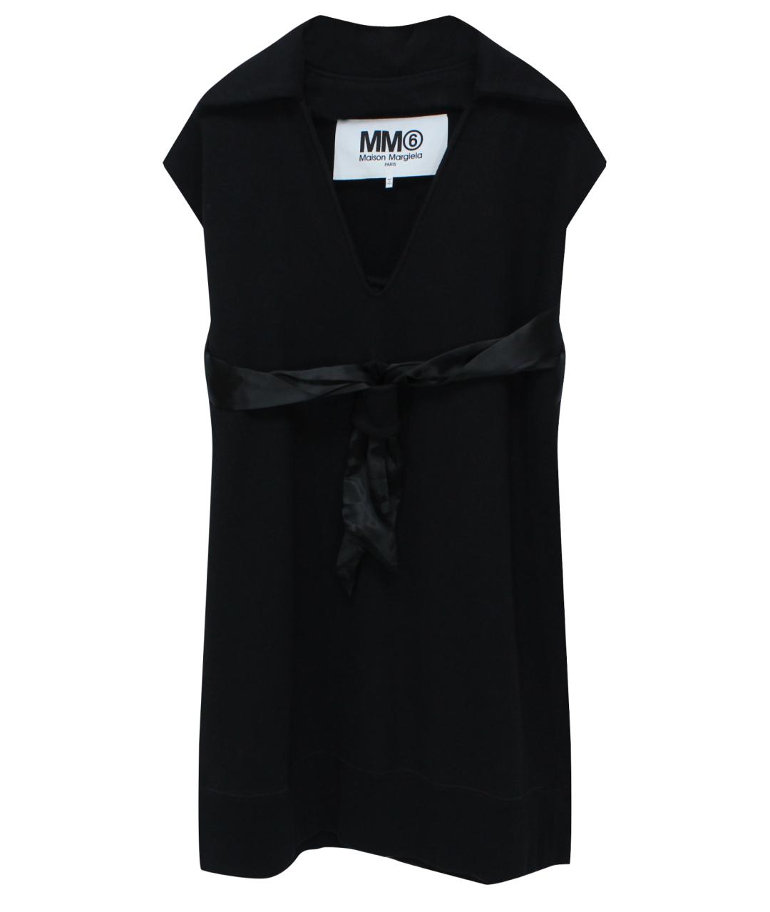MM6 MAISON MARGIELA Черный хлопковый джемпер / свитер, фото 1