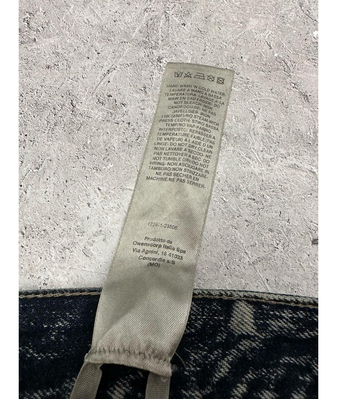 RICK OWENS Антрацитовые хлопковые джинсы, фото 6