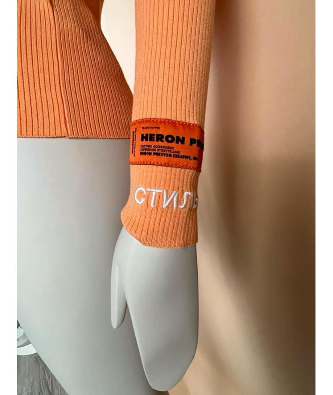 HERON PRESTON Оранжевый джемпер / свитер, фото 4