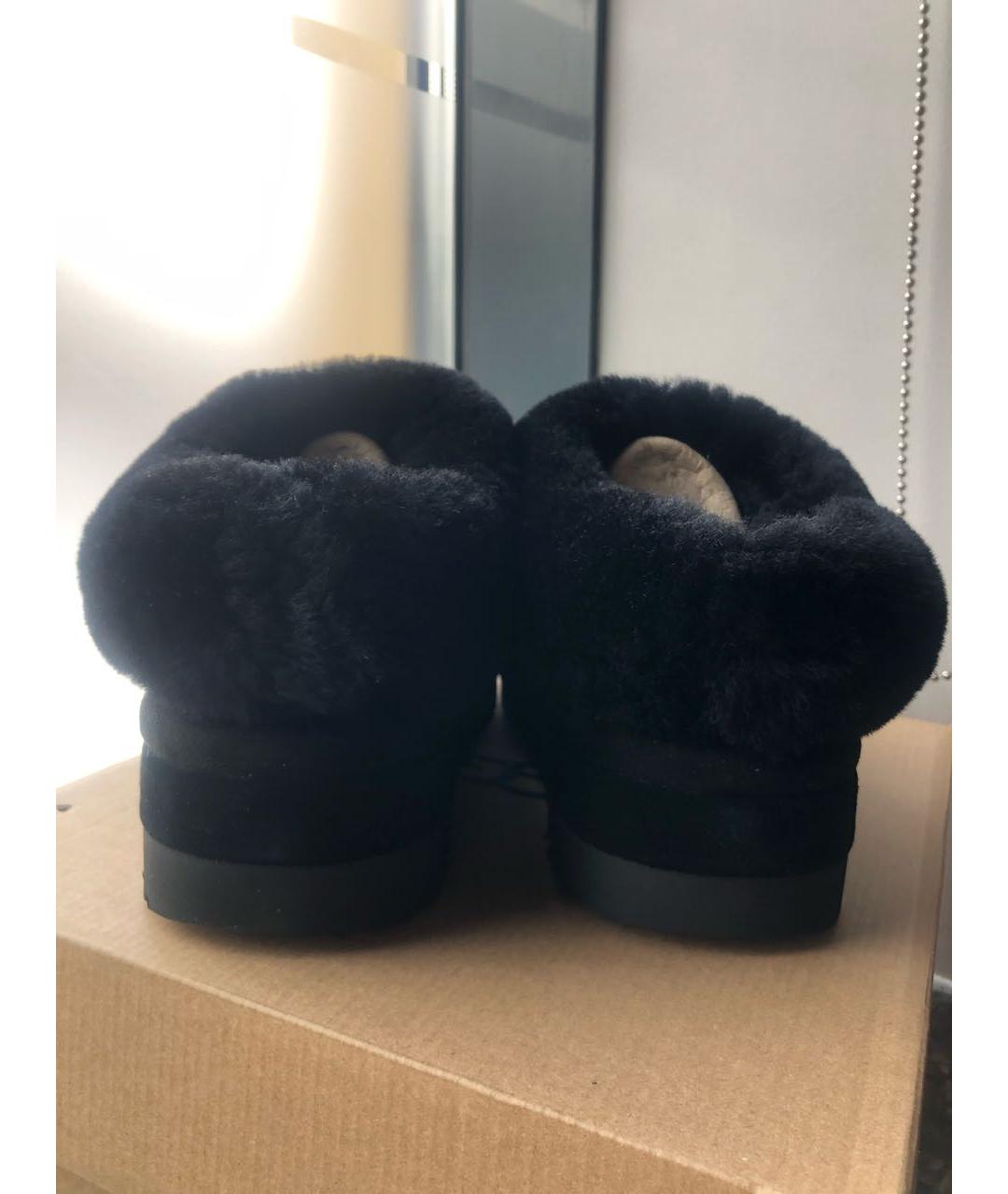 UGG AUSTRALIA Черные сапоги, фото 4