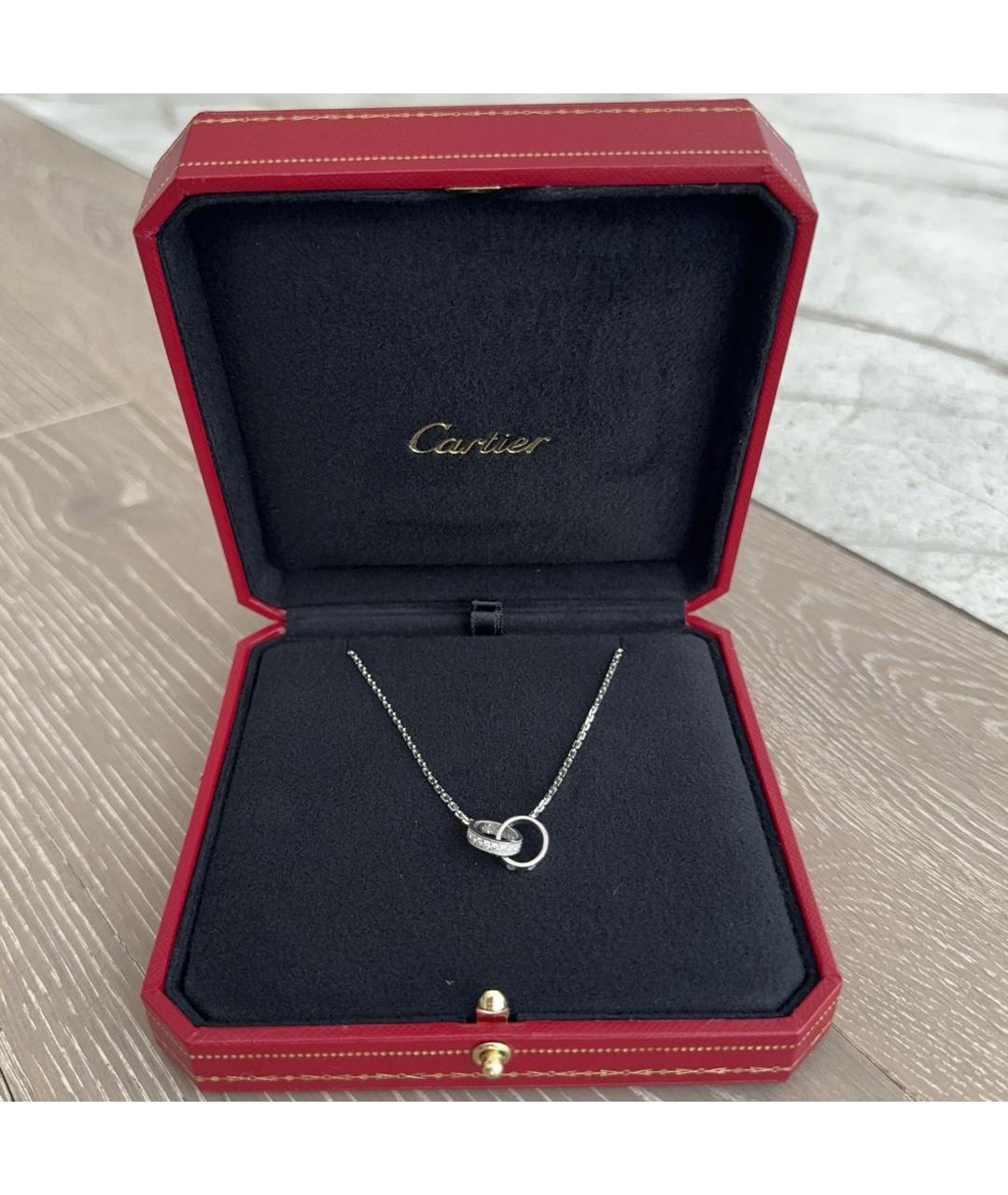 CARTIER Белая подвеска из белого золота, фото 2