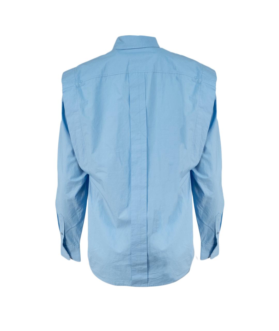 ISABEL MARANT Голубая хлопковая рубашка, фото 2