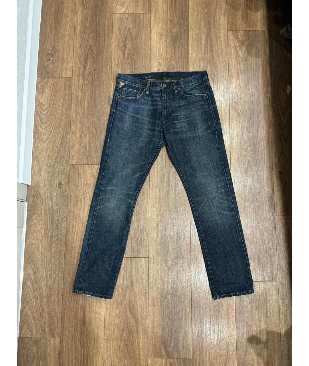 RALPH LAUREN DENIM & SUPPLY Темно-синие хлопковые джинсы скинни, фото 6