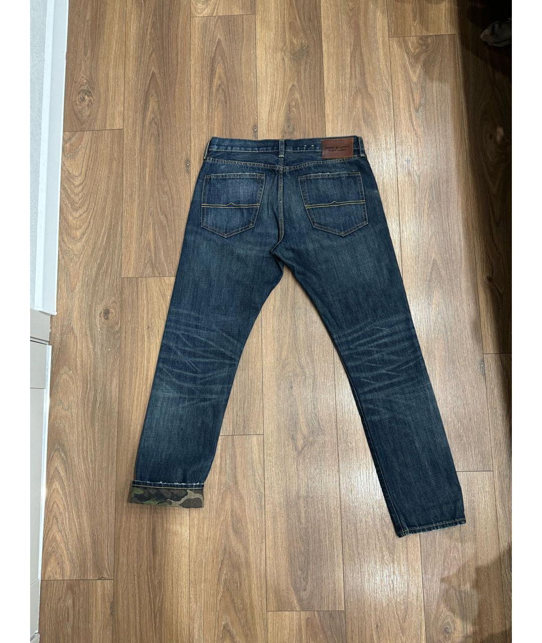 RALPH LAUREN DENIM & SUPPLY Темно-синие хлопковые джинсы скинни, фото 3