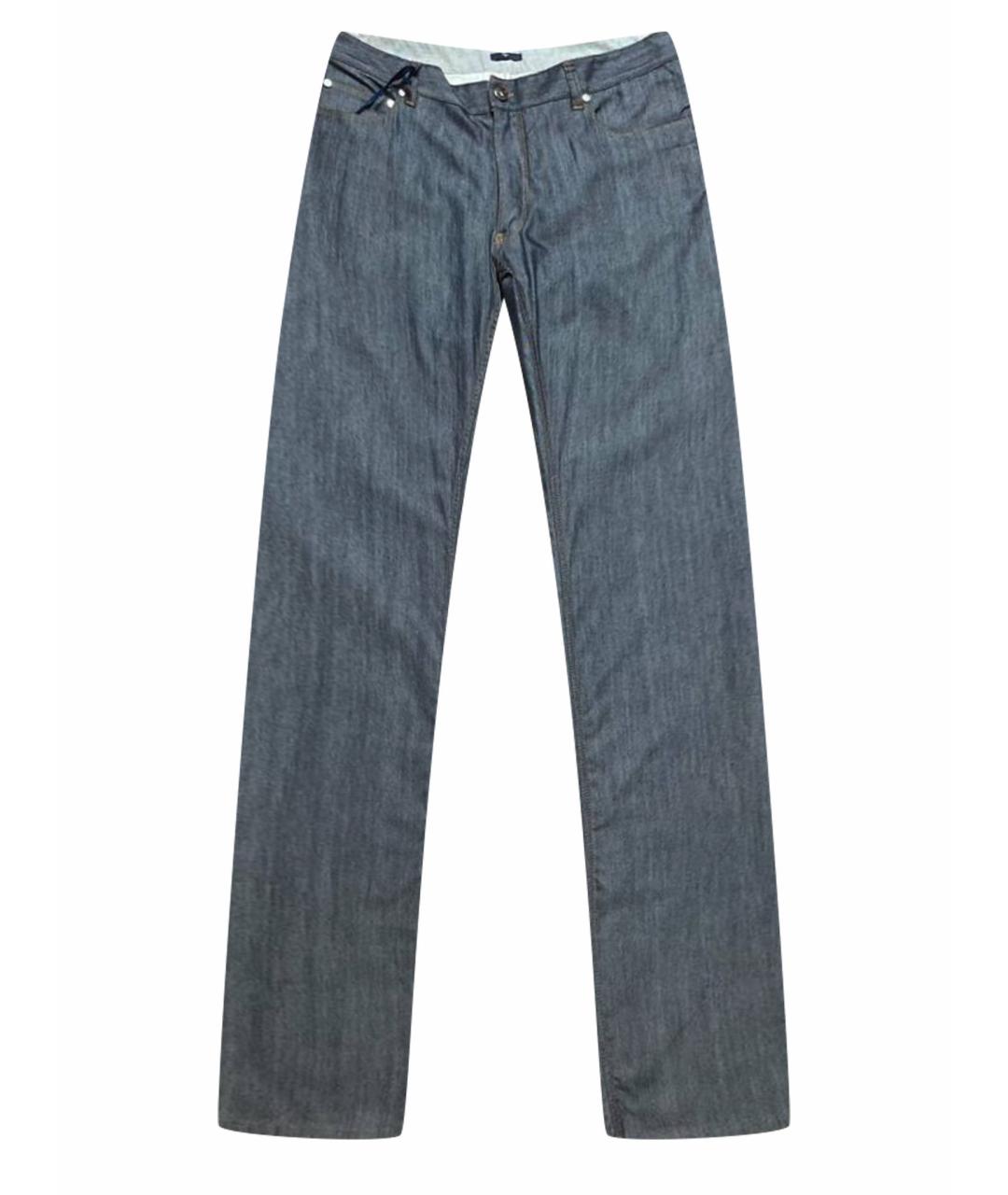 LARUSMIANI Синие прямые джинсы, фото 1
