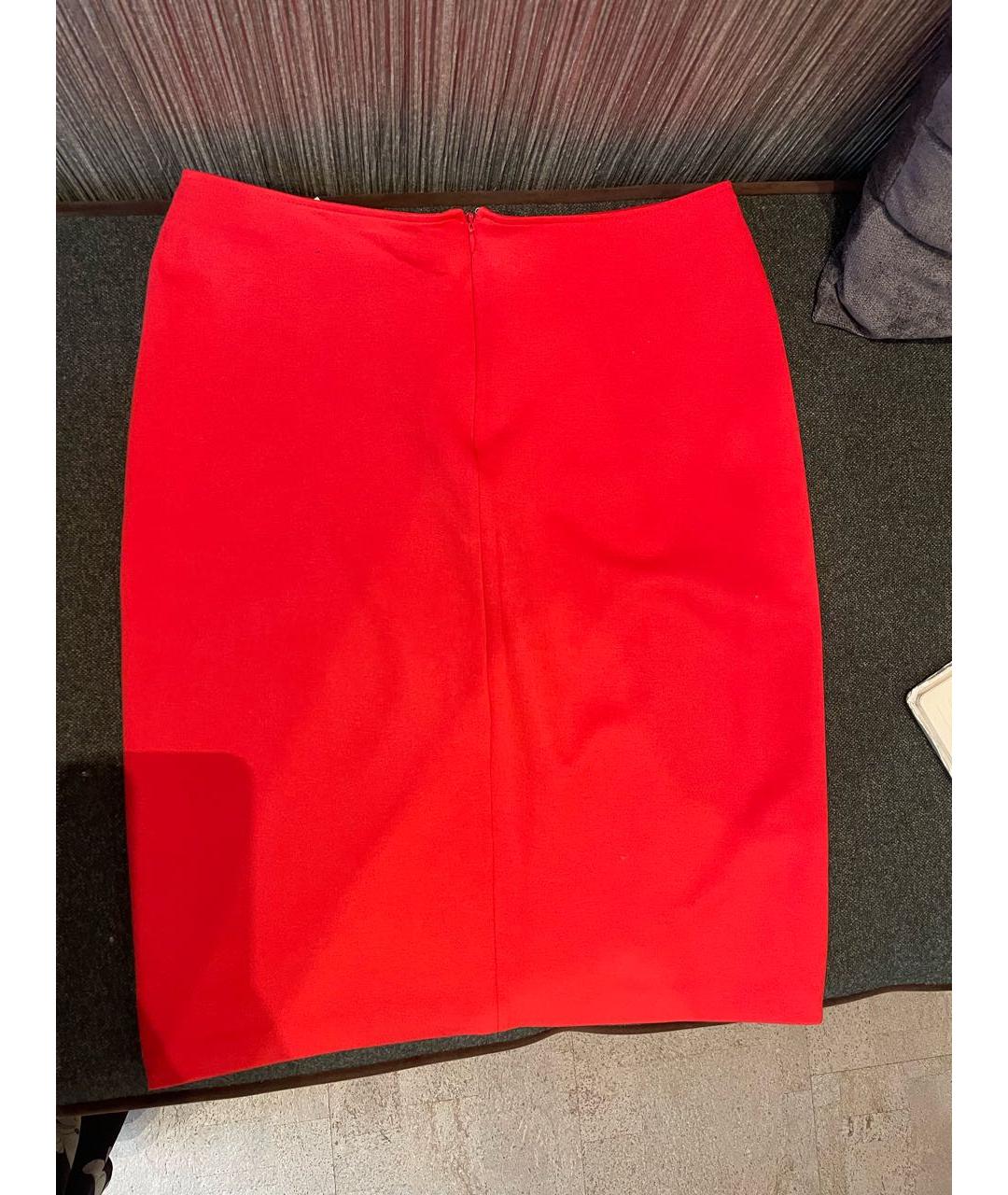 EMPORIO ARMANI Красная юбка миди, фото 2
