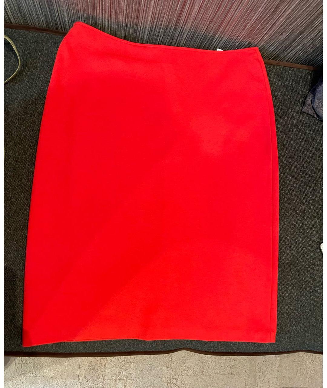 EMPORIO ARMANI Красная юбка миди, фото 6