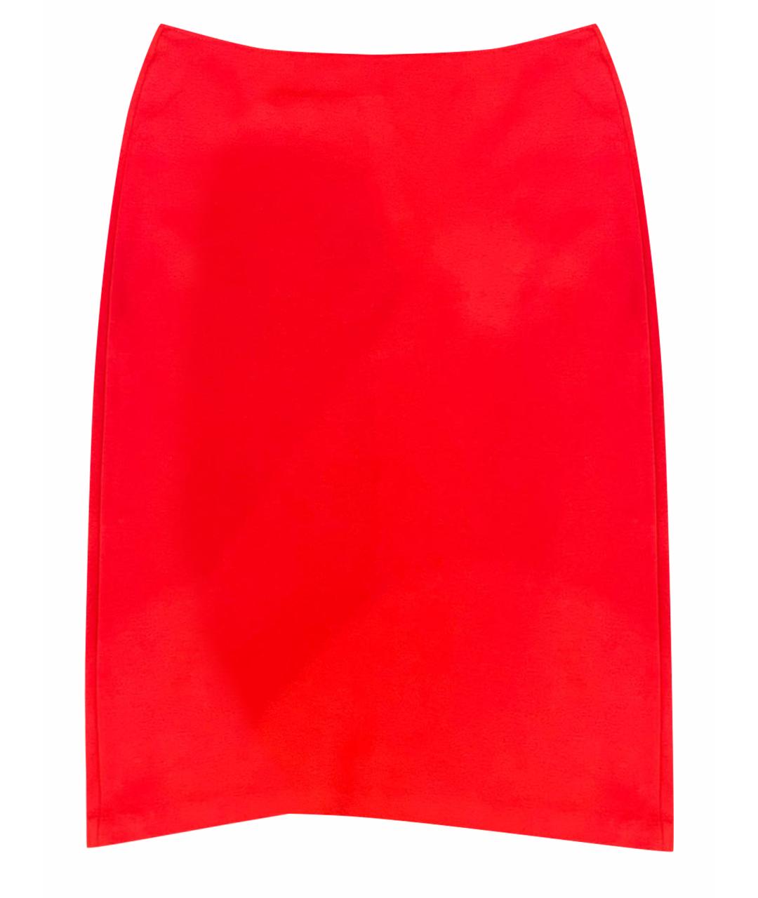 EMPORIO ARMANI Красная юбка миди, фото 1
