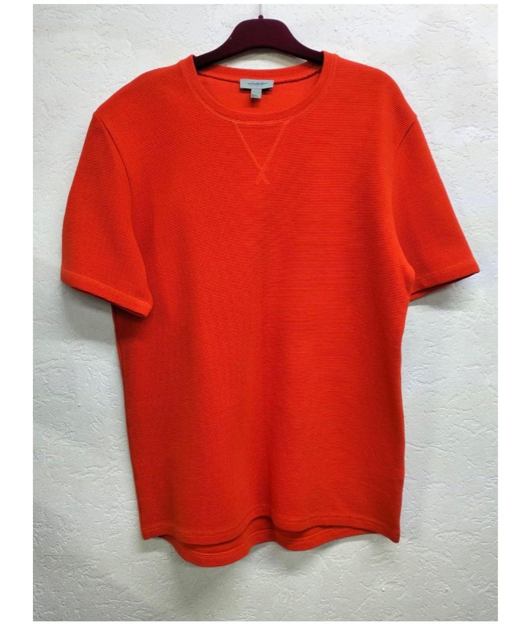 COS Оранжевая хлопковая футболка, фото 5