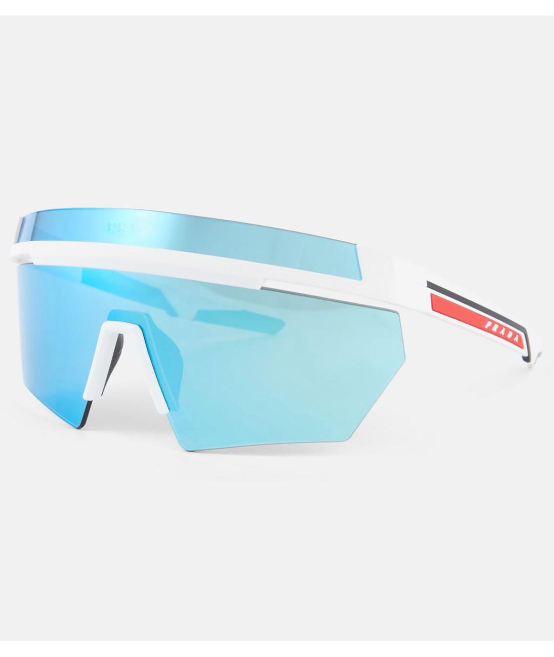 PRADA Синие пластиковые солнцезащитные очки, фото 4