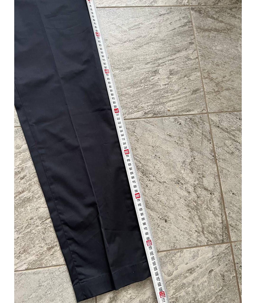 LIU JO Черные хлопко-эластановые брюки чинос, фото 5