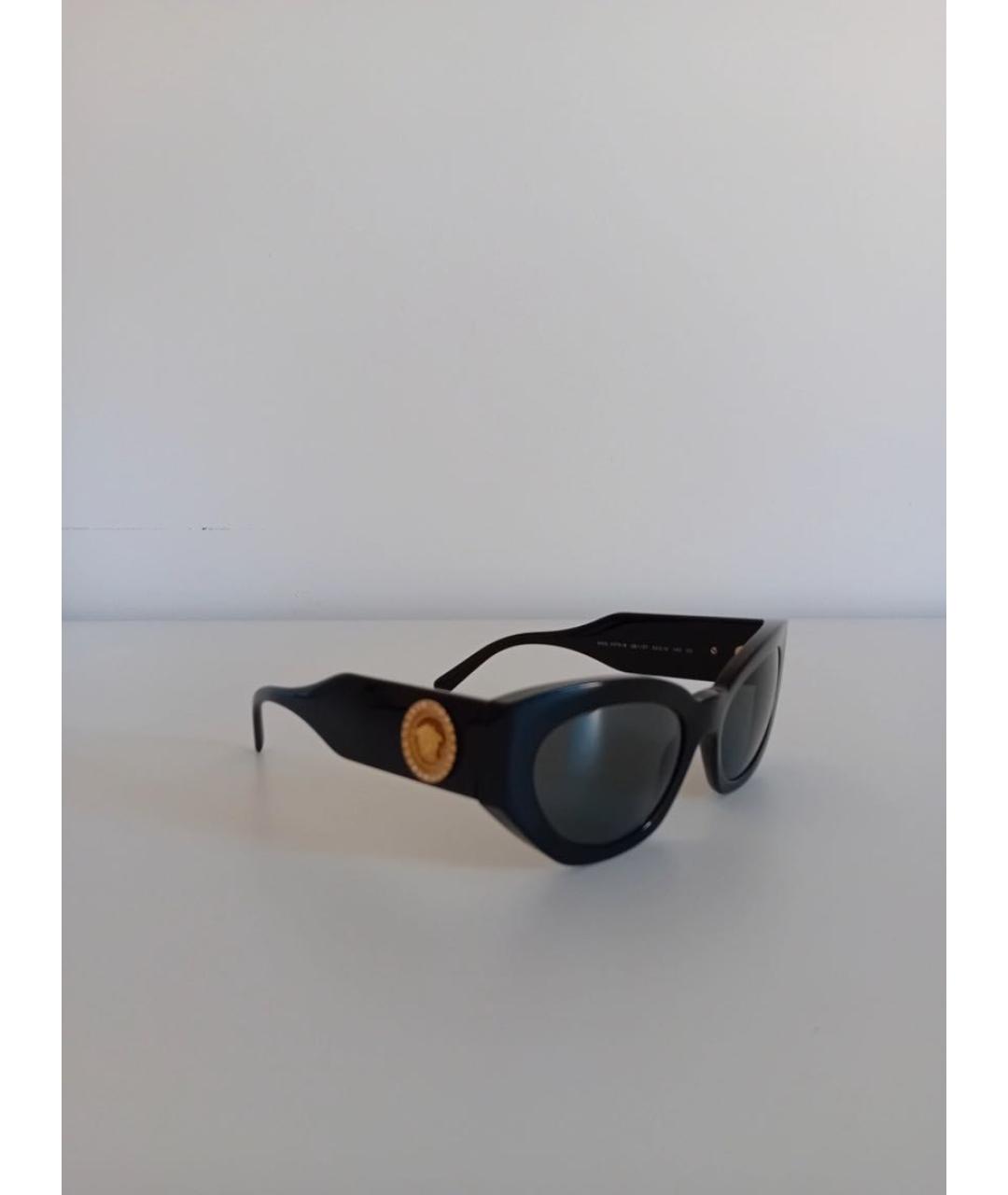 VERSACE Черные солнцезащитные очки, фото 4
