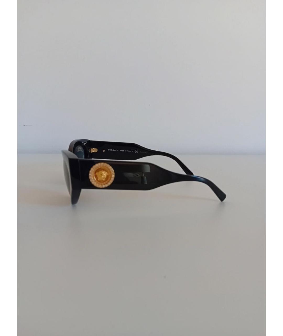 VERSACE Черные солнцезащитные очки, фото 3