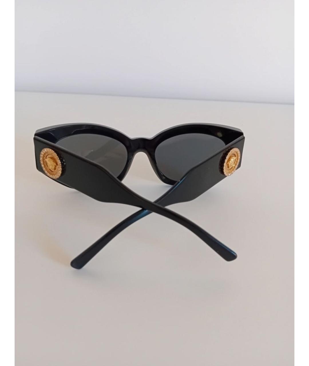 VERSACE Черные солнцезащитные очки, фото 2
