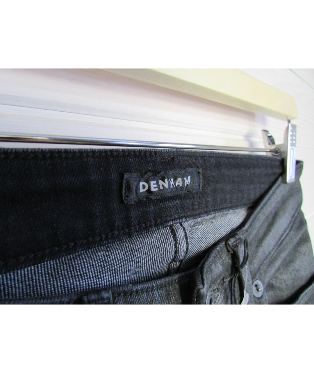 DENHAM Антрацитовые хлопковые джинсы слим, фото 3