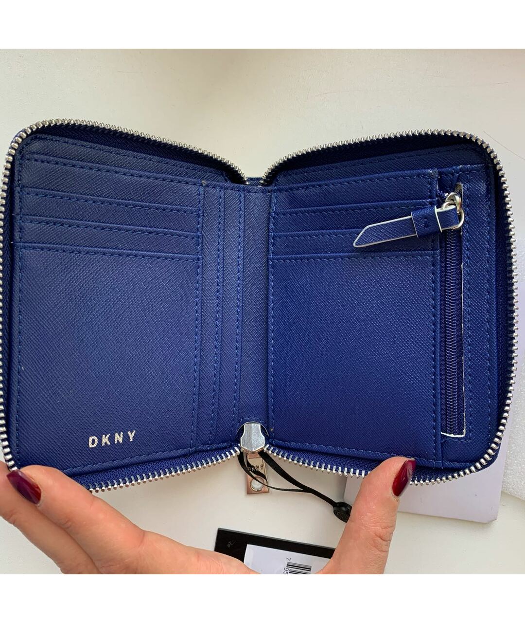 DKNY Синий кошелек, фото 3
