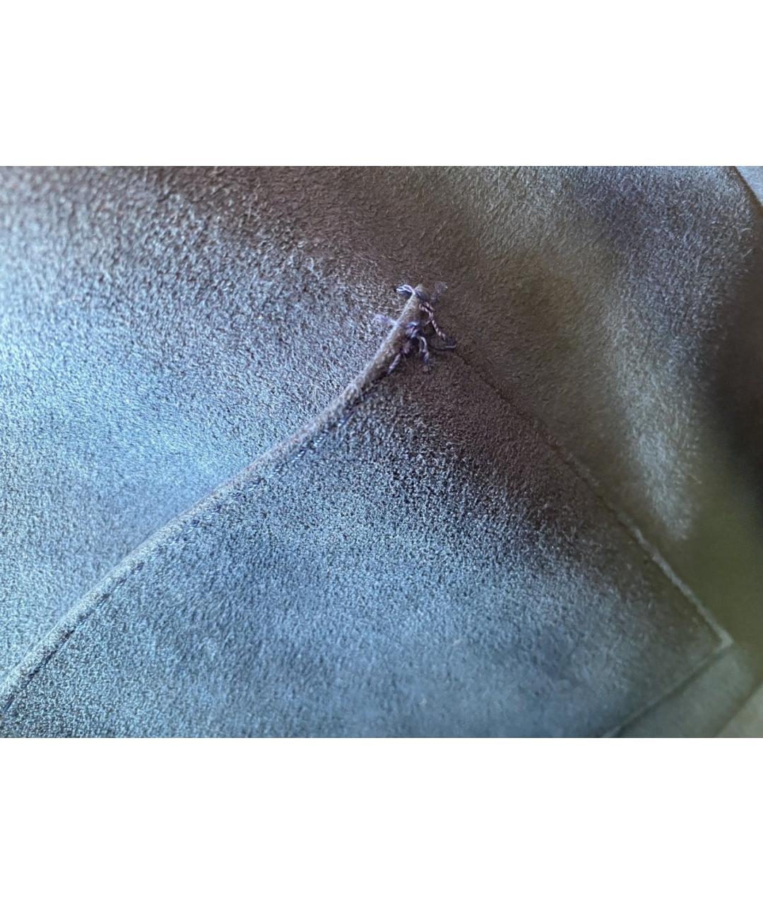 LOUIS VUITTON PRE-OWNED Голубая кожаная сумка с короткими ручками, фото 6