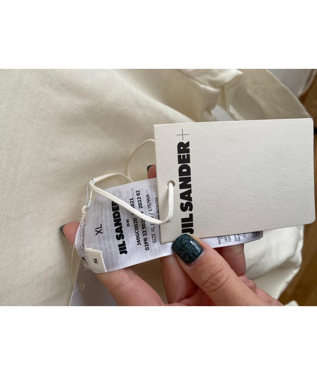 JIL SANDER Белая водолазка, фото 6
