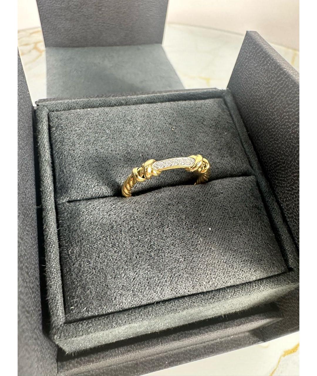 David Yurman Желтое кольцо из желтого золота, фото 2