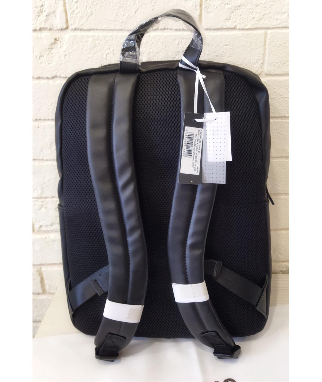 EMANUEL UNGARO Черный рюкзак из искусственной кожи, фото 3