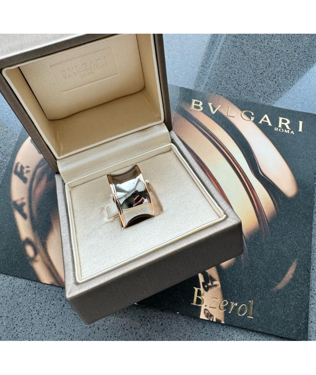 BVLGARI Серебряное кольцо из розового золота, фото 2