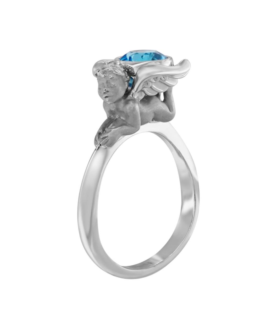 CARRERA Y CARRERA Голубое кольцо из белого золота, фото 2