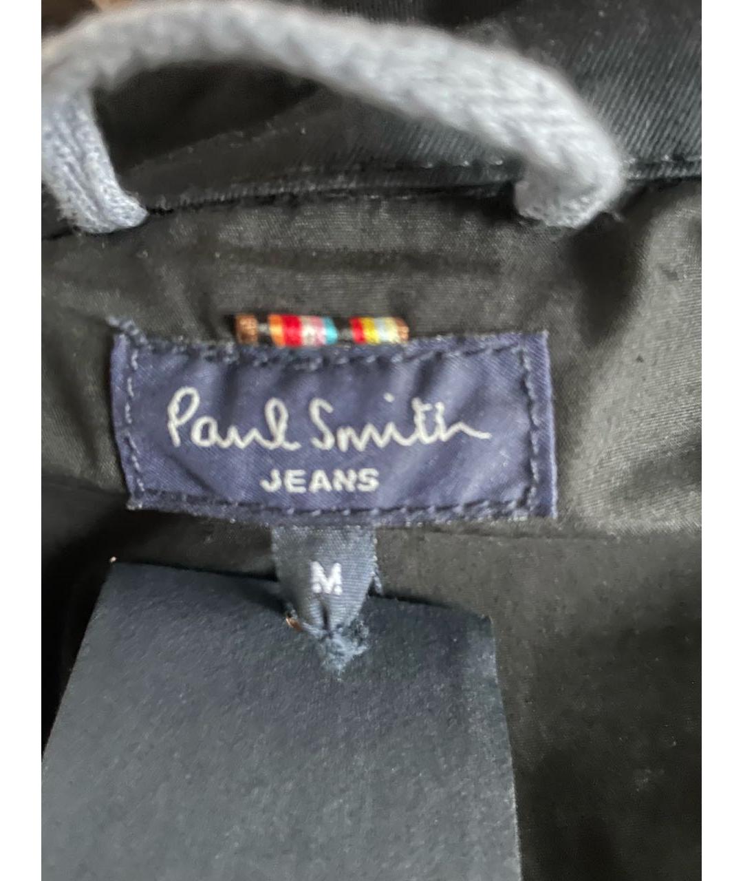 PAUL SMITH Черная хлопковая куртка, фото 5