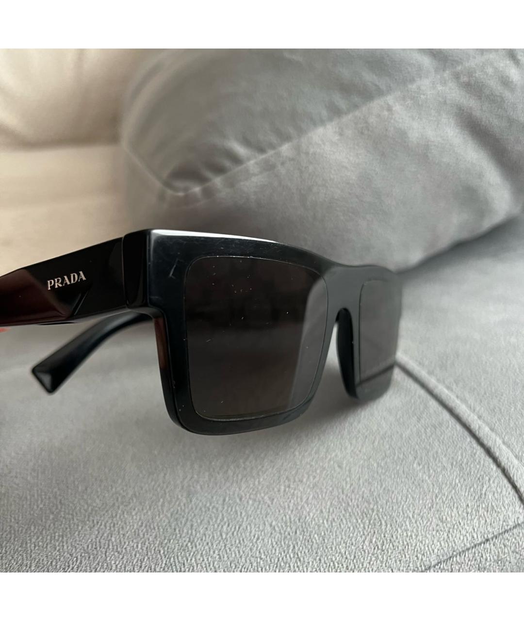 PRADA Черные солнцезащитные очки, фото 7