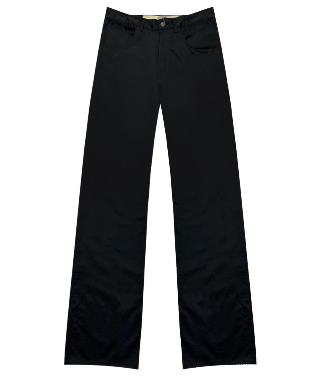 MM6 MAISON MARGIELA Черные хлопко-полиэстеровые прямые джинсы, фото 1