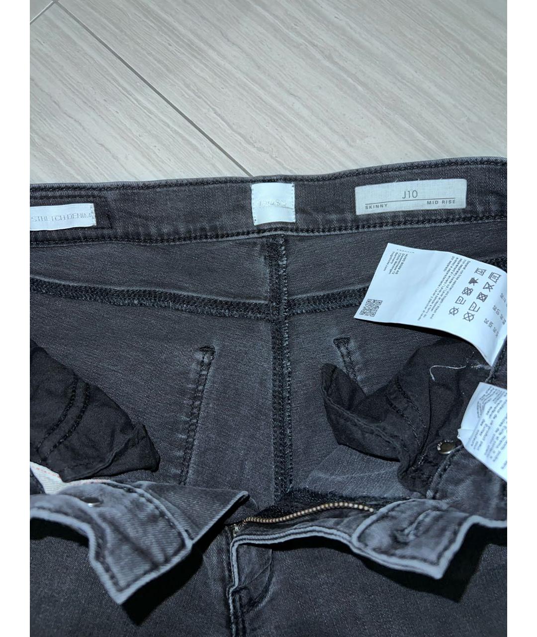 HUGO BOSS Черные хлопковые джинсы слим, фото 4