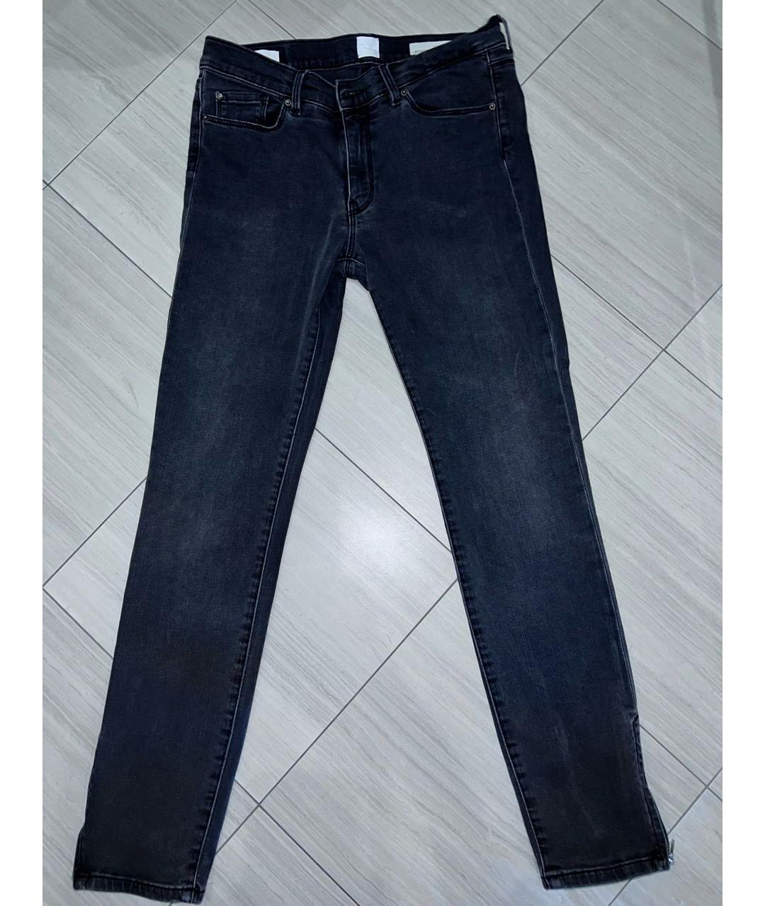 HUGO BOSS Черные хлопковые джинсы слим, фото 5
