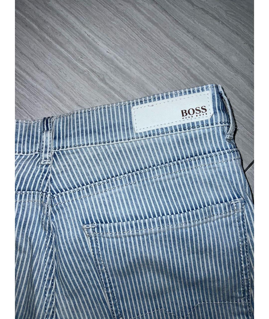 HUGO BOSS Мульти хлопко-эластановые джинсы слим, фото 3