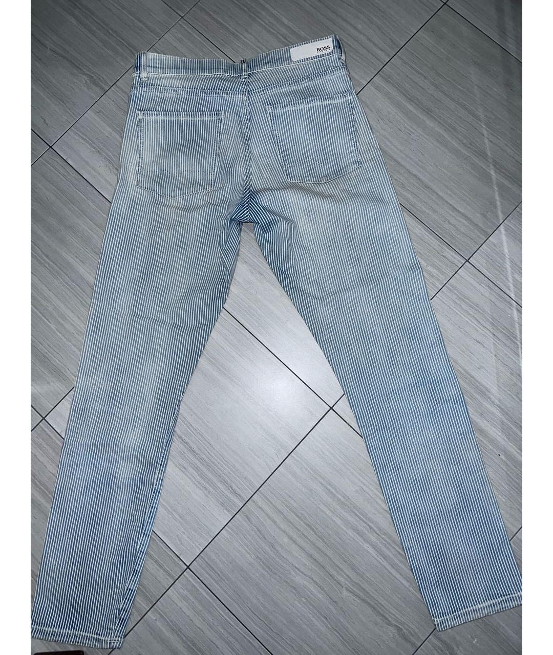 HUGO BOSS Мульти хлопко-эластановые джинсы слим, фото 2
