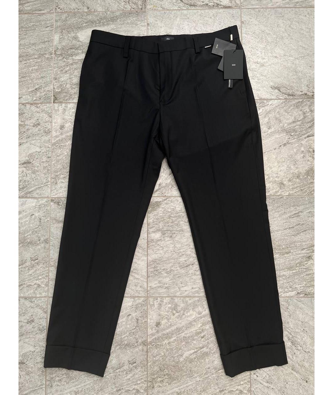 LIU JO Черные классические брюки, фото 9