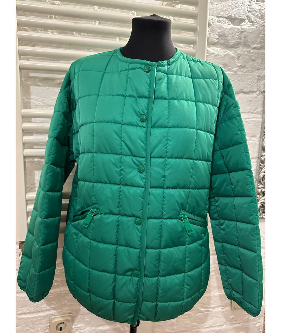REBECCA MINKOFF Зеленая полиэстеровая куртка, фото 7