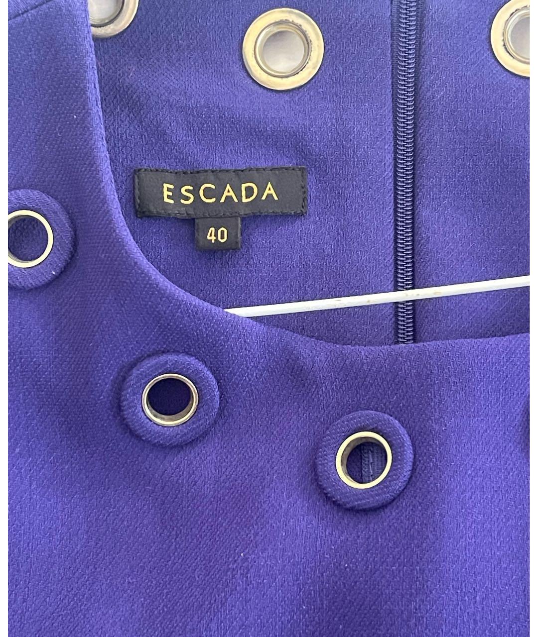 ESCADA Синее коктейльное платье, фото 3