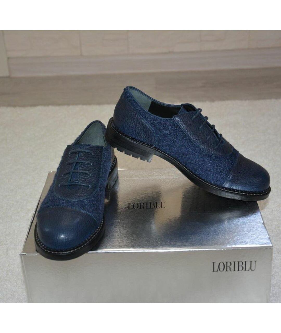 LORIBLU Темно-синие туфли, фото 5