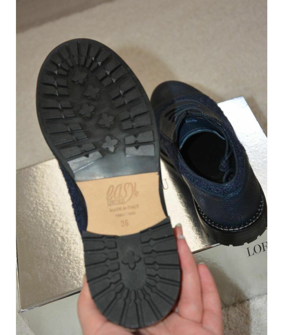 LORIBLU Темно-синие туфли, фото 3